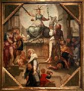 Alegory of Justice Sienese school